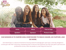 Tablet Screenshot of girlsworldexpo.com